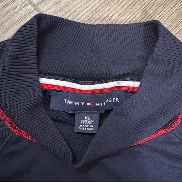 Tommy Hilfiger Women's Mock Turtle Neck Dress Dark Blue Navy Size XS Ultra Soft - Picture 3 of 9